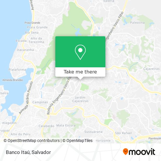 Banco Itaú map