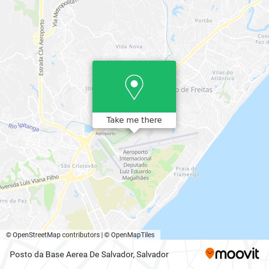 Posto da Base Aerea De Salvador map