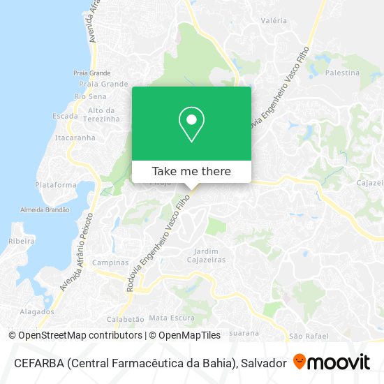 CEFARBA (Central Farmacêutica da Bahia) map