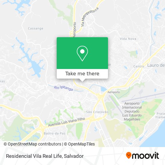 Mapa Residencial Vila Real Life