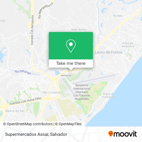 Mapa Supermercados Assai