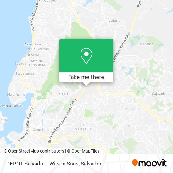 DEPOT Salvador - Wilson Sons map