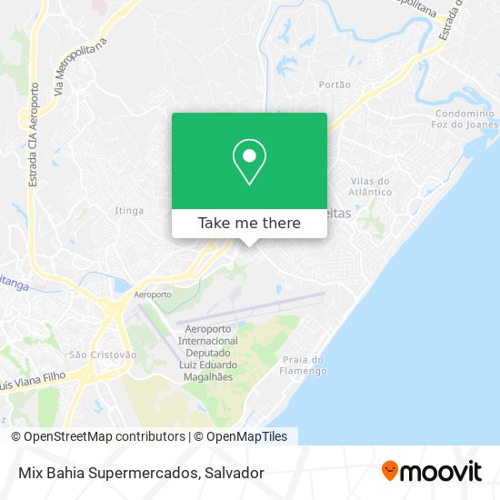 Mix Bahia Supermercados map