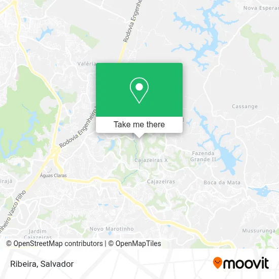 Ribeira map