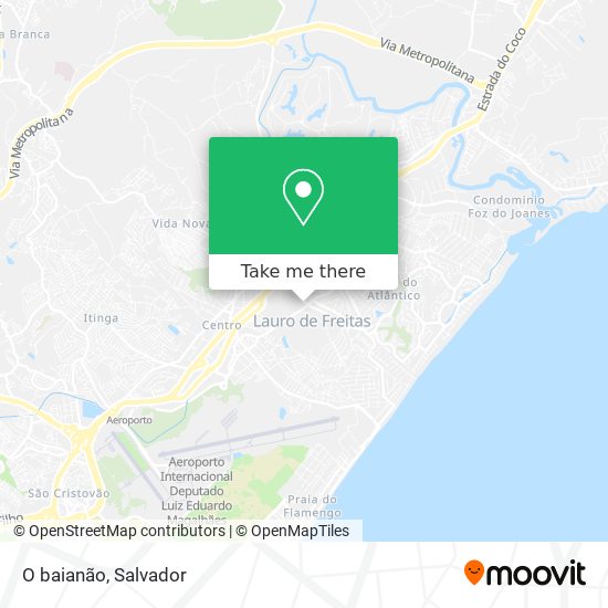 O baianão map