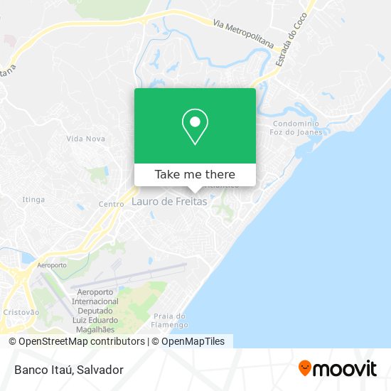 Banco Itaú map