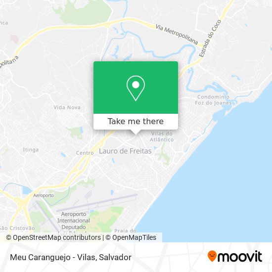 Mapa Meu Caranguejo - Vilas