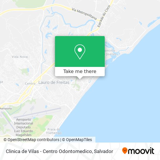 Mapa Clinica de Vilas - Centro Odontomedico