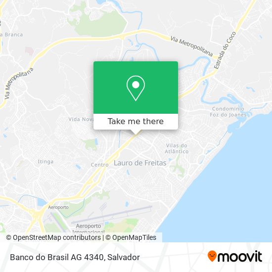 Mapa Banco do Brasil AG 4340