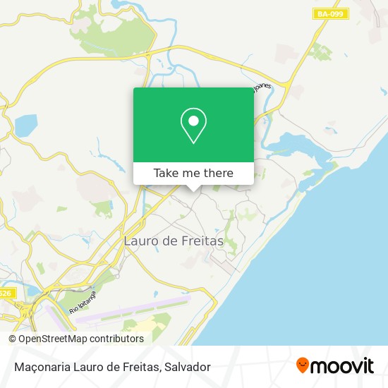 Maçonaria Lauro de Freitas map