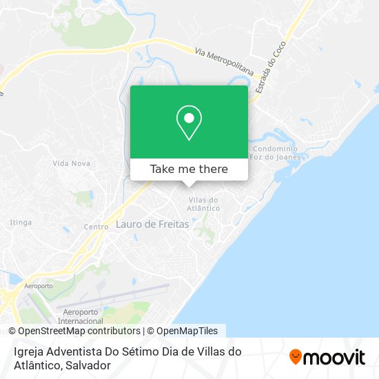 Igreja Adventista Do Sétimo Dia de Villas do Atlântico map