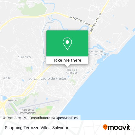 Mapa Shopping Terrazzo Villas