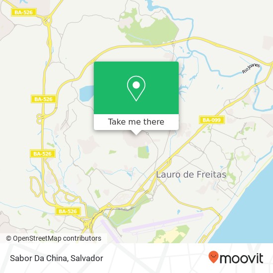 Sabor Da China map