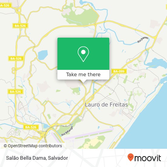 Salão Bella Dama map