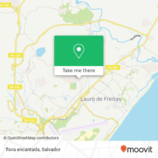 flora encantada map