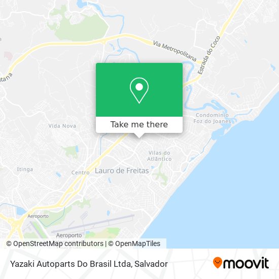 Mapa Yazaki Autoparts Do Brasil Ltda