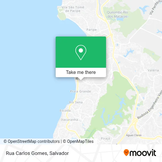 Rua Carlos Gomes map