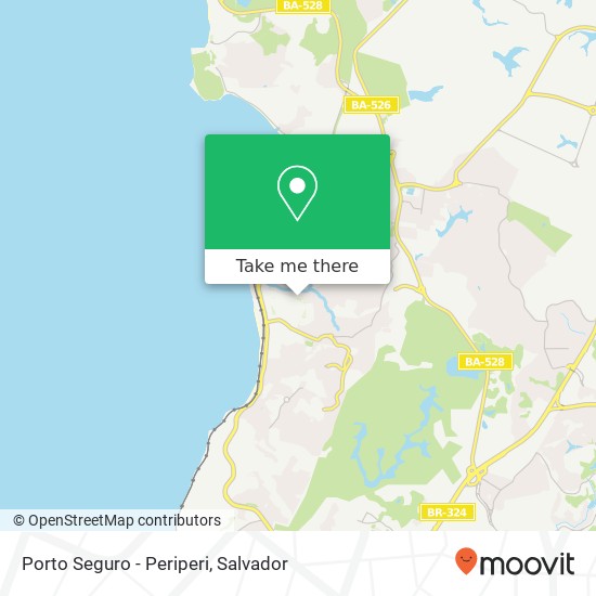 Porto Seguro - Periperi map