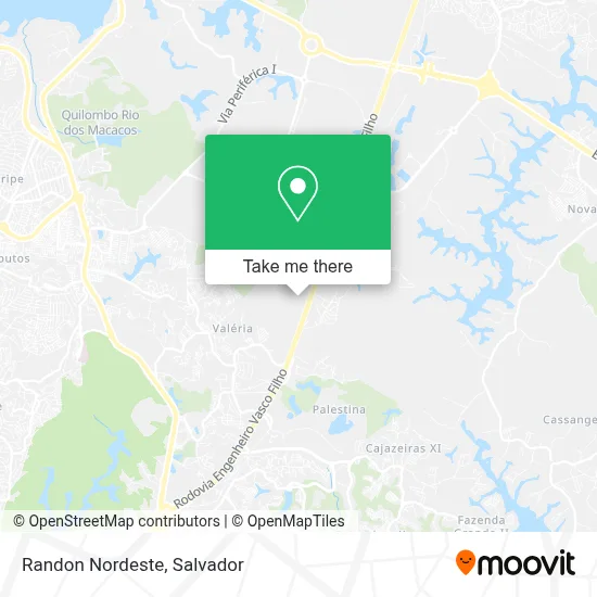 Randon Nordeste map