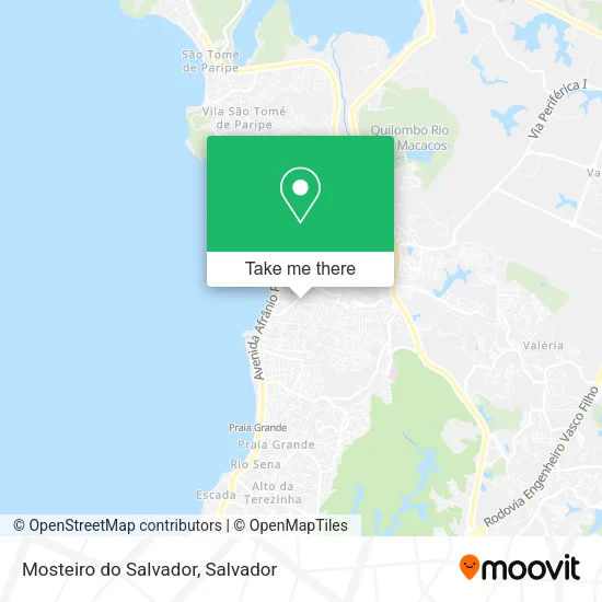 Mosteiro do Salvador map