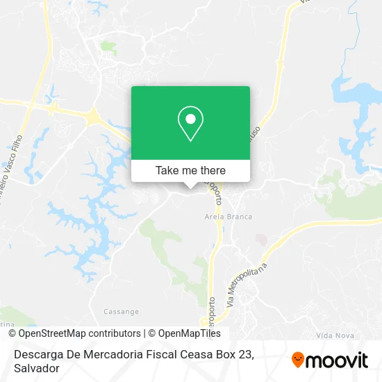 Descarga De Mercadoria Fiscal Ceasa Box 23 map