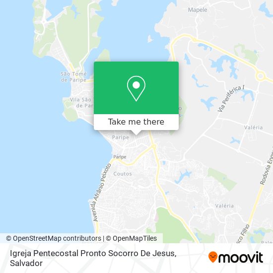 Igreja Pentecostal Pronto Socorro De Jesus map