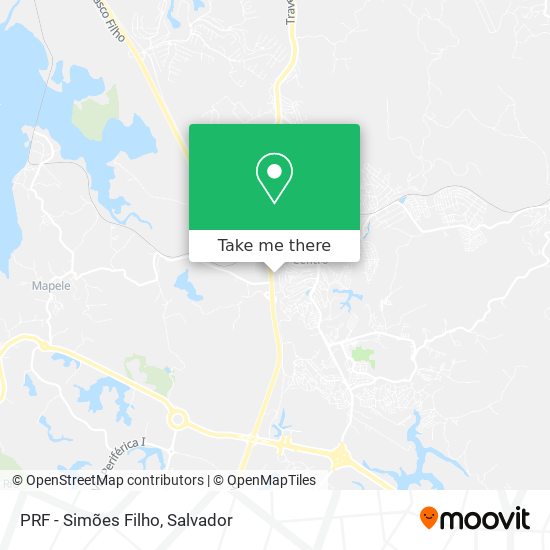 PRF - Simões Filho map