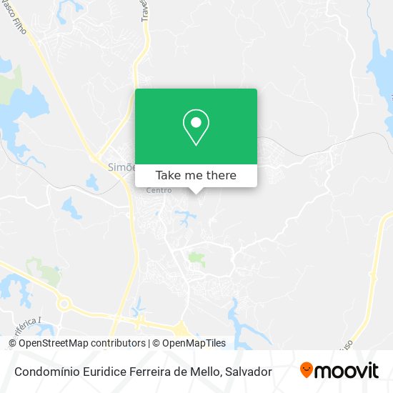 Mapa Condomínio Euridice Ferreira de Mello
