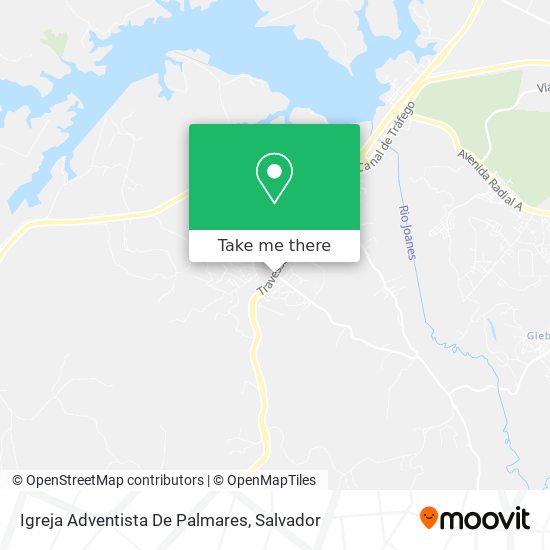 Mapa Igreja Adventista De Palmares