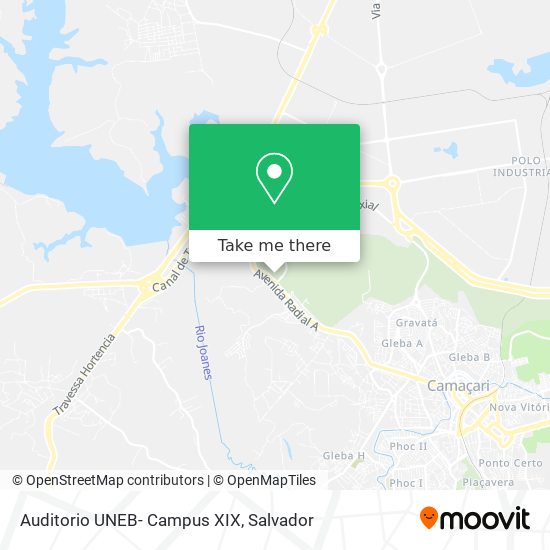 Mapa Auditorio UNEB- Campus XIX