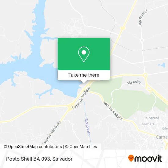 Posto Shell BA 093 map