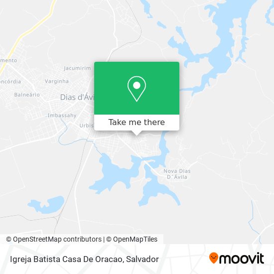 Igreja Batista Casa De Oracao map