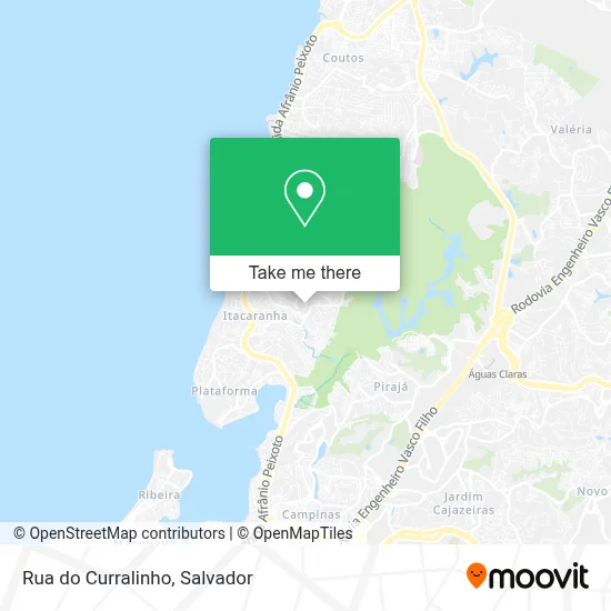 Rua do Curralinho map