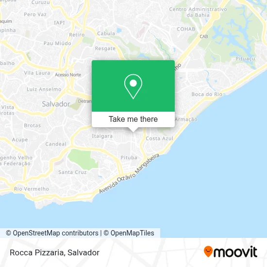 Rocca Pizzaria map
