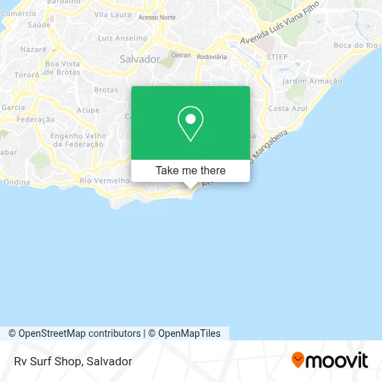 Rv Surf Shop map
