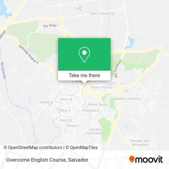 Overcome English Course map
