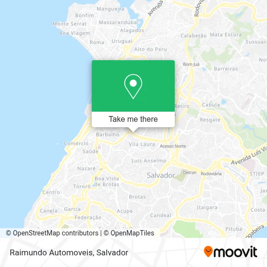Raimundo Automoveis map