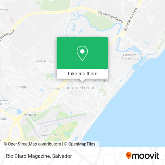 Rio Claro Magazine map
