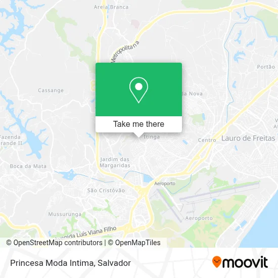 Princesa Moda Intima map