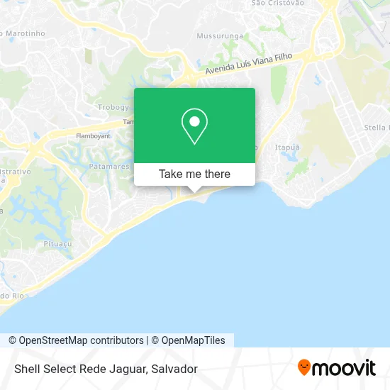 Shell Select Rede Jaguar map