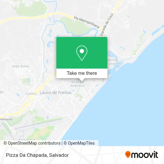 Pizza Da Chapada map