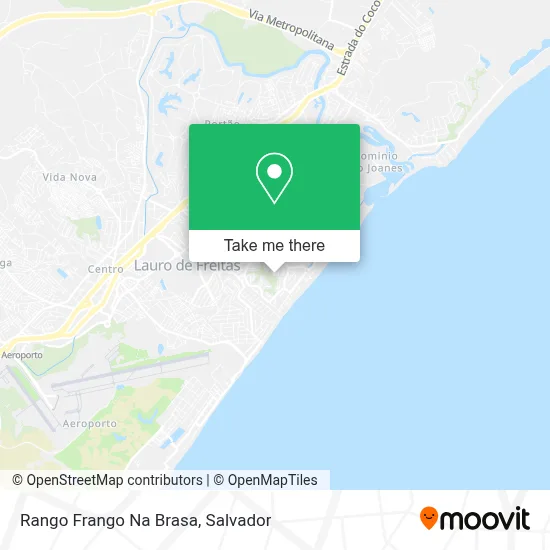 Rango Frango Na Brasa map