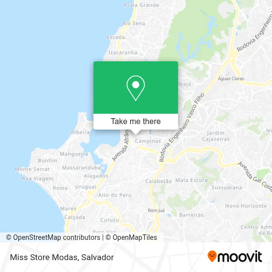 Miss Store Modas map