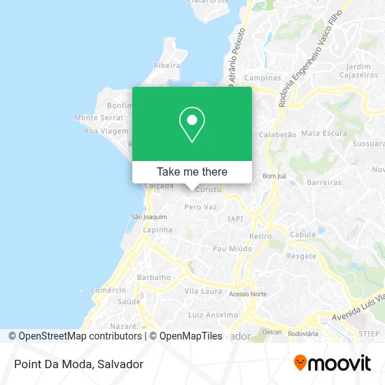 Point Da Moda map