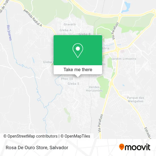 Rosa De Ouro Store map