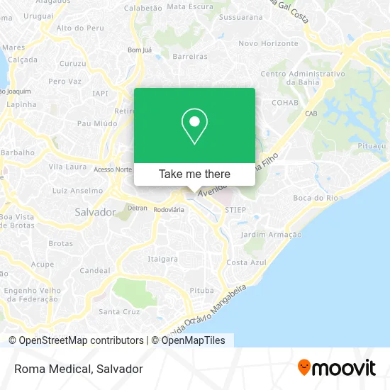 Roma Medical map