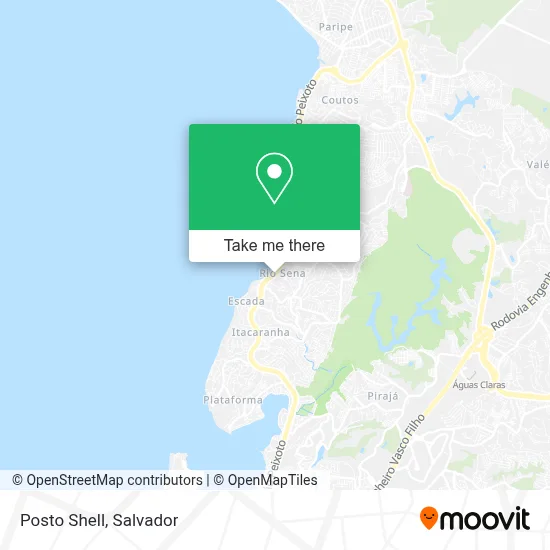 Posto Shell map