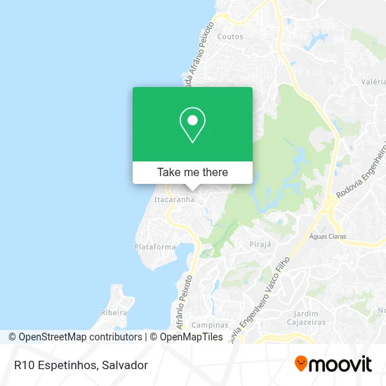 R10 Espetinhos map