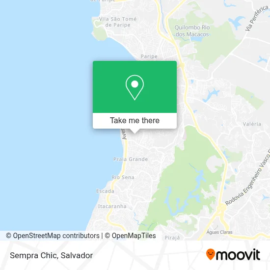 Sempra Chic map