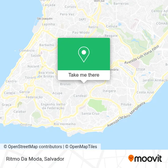 Ritmo Da Moda map